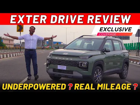 EXCLUSIVE - Hyundai Exter SUV Drive Review - Price in India | First Drive Review | Real Mileage ?