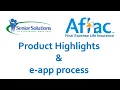 Aflac Final Expense e-app and product highlights