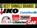 What Are the Best Roofing Shingle Brands