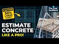 CSI Division 03 Concrete Estimating Volume Formwork Rebar Takeoff