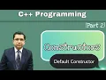 Default Constructors Constructors in C Programming Part 2 By Professor Pankaj Gupta BIIT