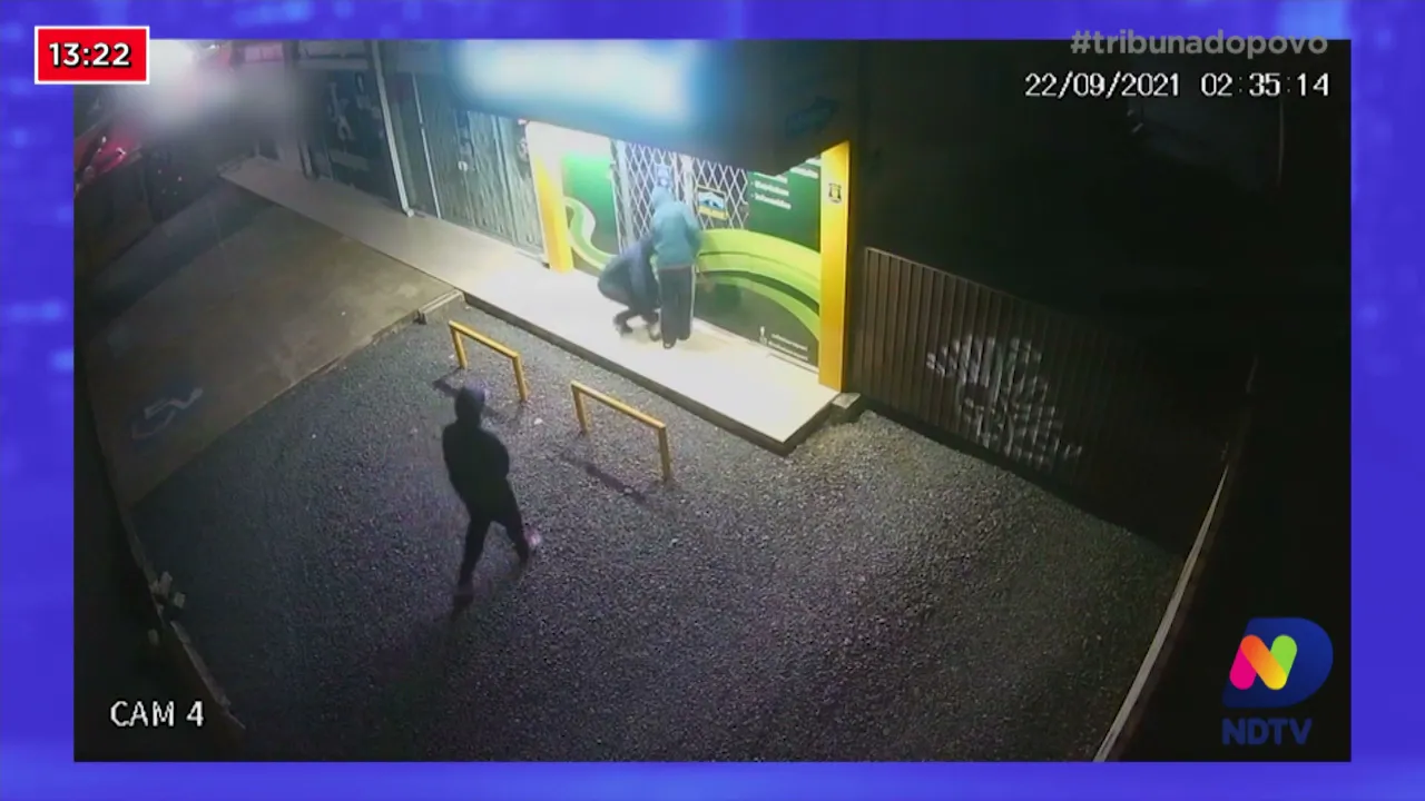 Câmeras flagram tentativa de furto: Situação aconteceu durante a madruga no Itinga em Joinville