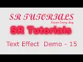 Text Shadow Effect Demo - 15 Css SR Tutorials