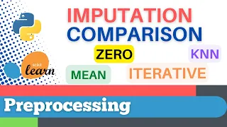 Scikit-learn 19 Preprocessing 19 Compare imputation techniques