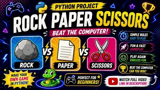 Build Rock Paper Scissors Game in Python Beginner Python Project