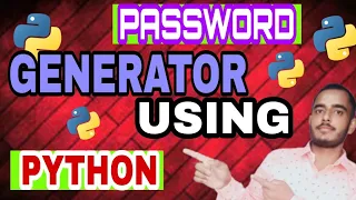 Random Password generator application using Python Python mini project by Awanish