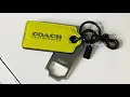 COACH Bottle Opener Key Fob