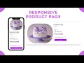 Responsive Product Page using AngularJs Html Css