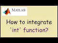How to integrate functions in Matlab