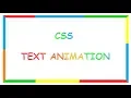 Text Animation Gradient Color Effect CSS - TUTORIAL by Coding Branch