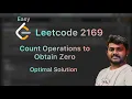 Count Operations to Obtain Zero - Leetcode 2169