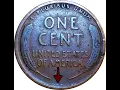 1909 V D B Wheat Penny Struck Through Grease Error More