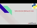 Python Decision Making Statements Loops Python3 Tutorial Yieldstacks