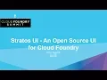 Stratos UI - An Open Source UI for Cloud Foundry