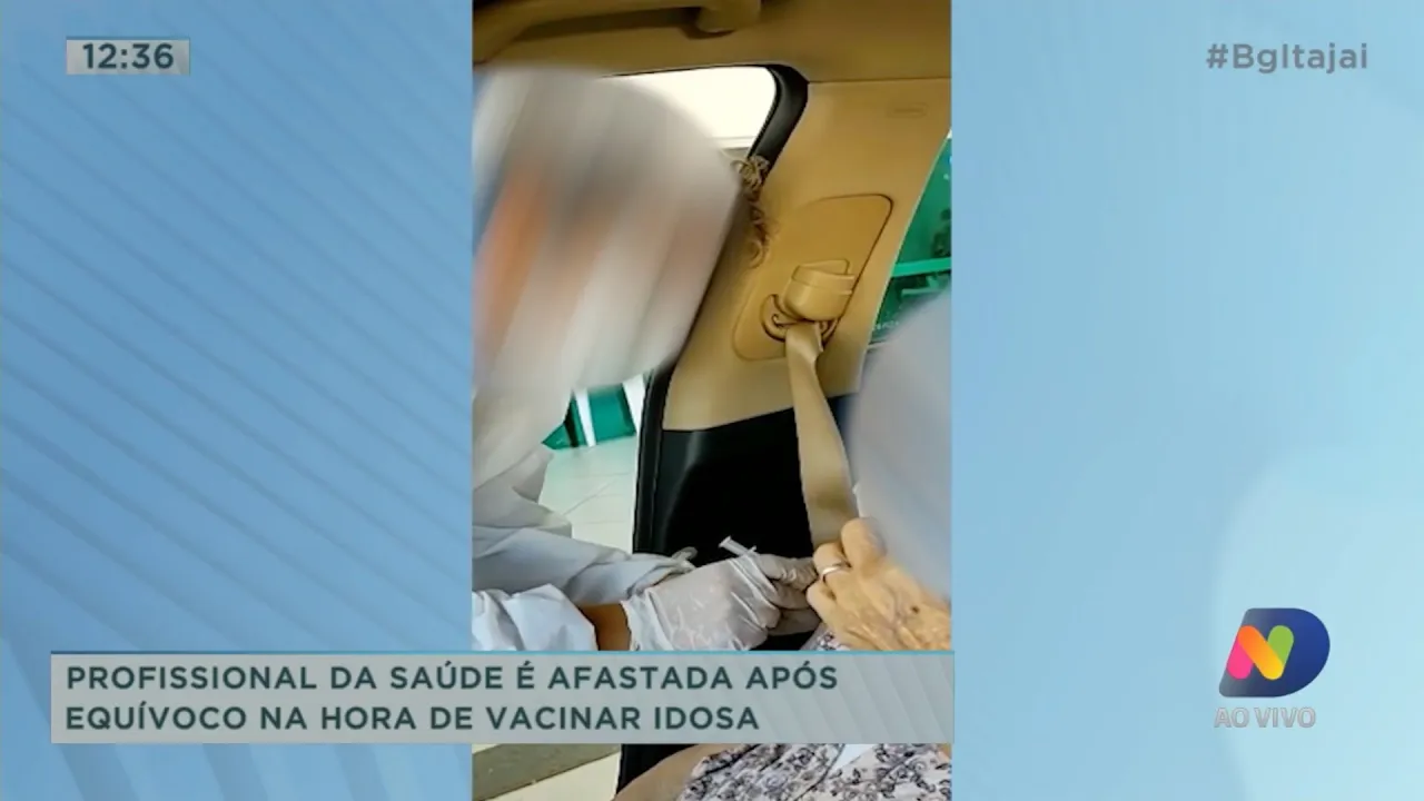 Profissional de saúde é afastada após equívoco na hora de aplica vacina, vacina contra Covid esgota