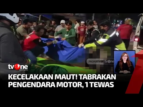 Tabrakan Antara Pengendara Motor, Satu Orang Tewas di TKP