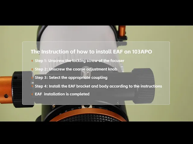 Telescopio Rifrattore Tripletto 103APO F6.8 103/700