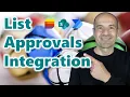 How to create Microsoft SharePoint lists with integrated Approval workflows