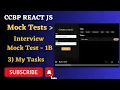 Interview Mock Test - 1B My Tasks REACT JS NxtWave CCBP 4 0