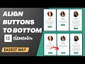 How to Align Buttons to the Bottom in Elementor Wordpress