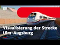 Download Lagu Visualisierung der Vorschlagsstrecke Ulm–Augsburg