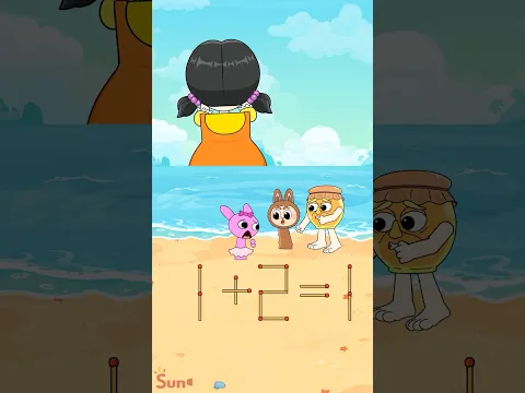 Squid game 3 vs Incredibox Sprunki #animation #shortsfeed #viral