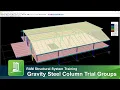 Specifying Trial Groups for Gravity Steel Columns in RAM Structural System