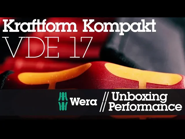 Kraftform Kompakt VDE 17 - Wera инструмент за безопасност, предназначен за работа с електрически системи.
