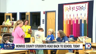 Students head back to class in Monroe County