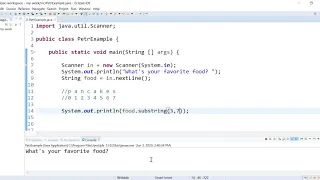 Substrings in Java