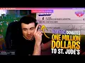 Twitch donates ONE MILLION DOLLARS to St Jude Children s Research Hospital