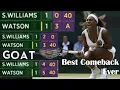 Download Lagu The Day Serena Proved That She IS The GOAT | The Best Comeback EVER | Serena vs Watson - Wimbledon