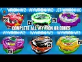 COMPLETE ALL WYVRON QR CODES BEYBLADE BURST APP TOTAL BURST