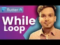 While Loop in Dart Dart Tutorial for Flutter Hindi