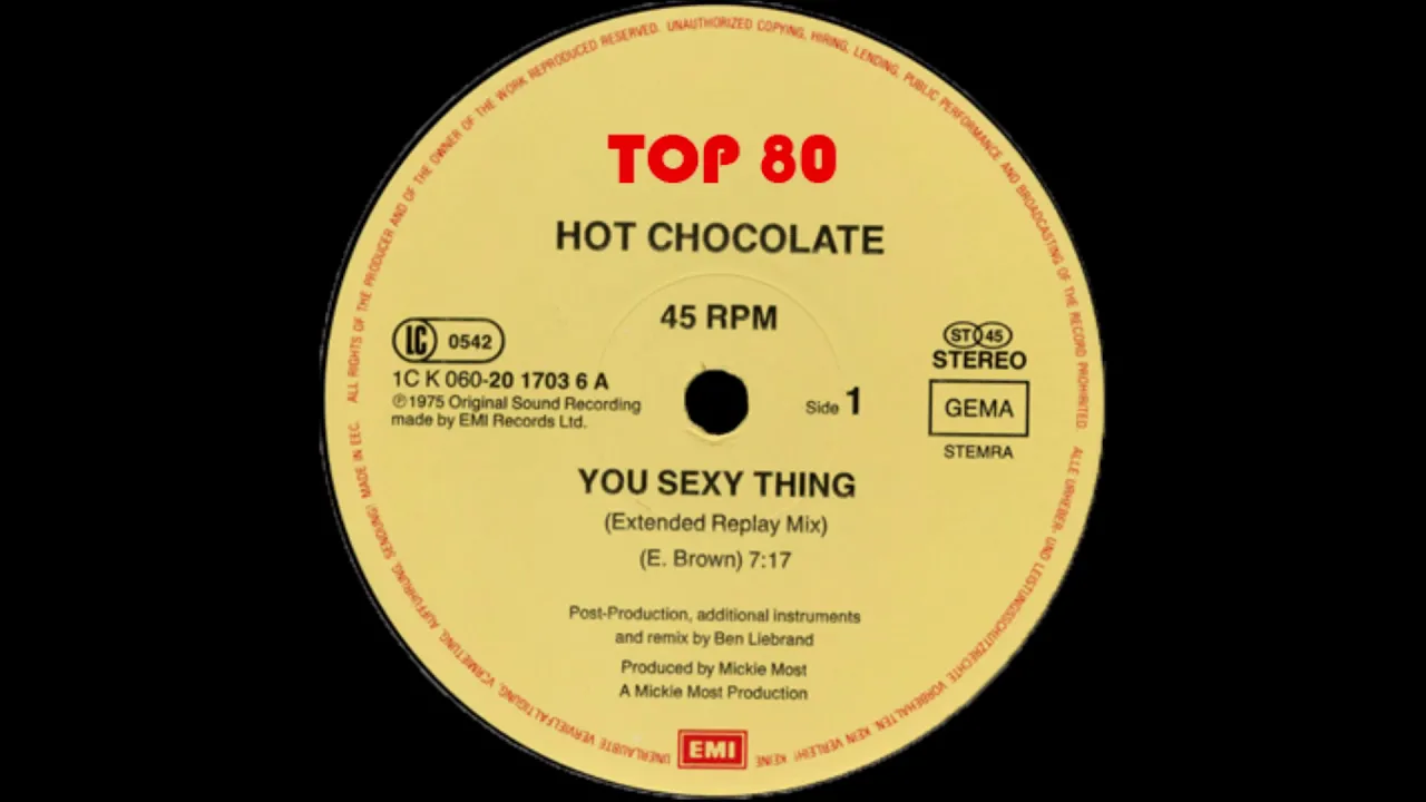 Hot Chocolate - You Sexy Thing (A Ben Liebrand Extended Replay Mix)