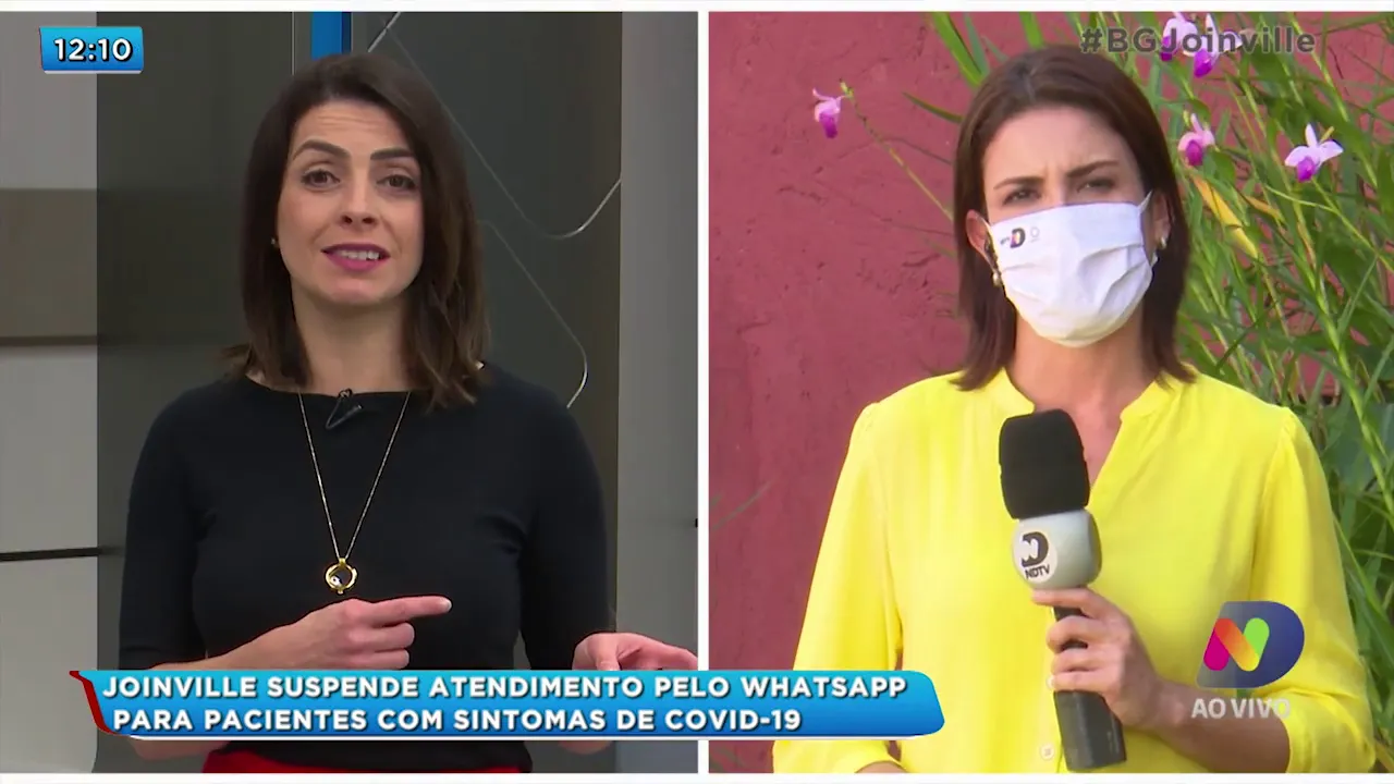 Joinville suspende atendimento pelo Whatsapp para pacientes com sintomas de COVID-19