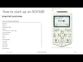 Startup ABB ACH580 via HVAC Quick Setup