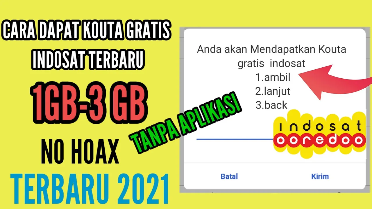 Cara Mendapatkan Pulsa Gratis Indosat 25k || Terbaru 2021