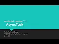 Android Lesson 7 1 - AsyncTask