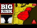 BREAKING MULTIPLE TORNADO WARNINGS RIGHT NOW - Tornadoes Possible With LIVE Storm Chasers
