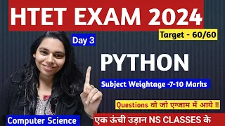 DAY 4 - PYTHON HTET PGT COMPUTER SCIENCE 2024