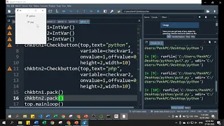 Tkinter Checkbutton In Detail Python Tkinter Tutorials in Hindi 08