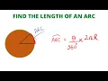HOW TO FIND THE LENGTH OF AN ARC
