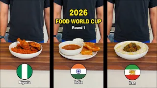 India vs Iran vs Nigeria - 2026 Food World Cup
