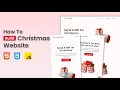 Responsive Landing Page Using HTML CSS And JavaScript Responsive Web Design Christmas
