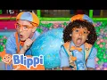 Download Lagu Blippi Finds Dinosaur Eggs! Dino Egg Hunt for Kids with Mael - Blippi | Educational Videos for Kids