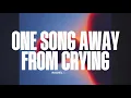 Rachel Chinouriri - one song away from crying Official Lyrics Video