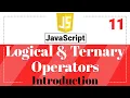 Logical Ternary Operators - What are Logical Ternary Operators Javascript Tutorial
