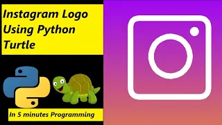 How to draw Instagram Logo Using Python Turtle Python Turtle tutorial