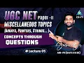 Miscellaneous Topics Arrays Pointers Strings UGC-NET Paper-II By Sachin Sir
